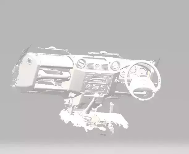 Landrover Defender 90 110 Puma dash scan 3D model