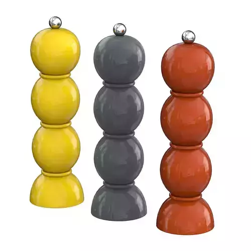 Bobbin Salt or Pepper Mill 3D model