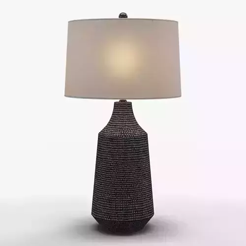Rocco Hammered Jar Table Lamp 3D model