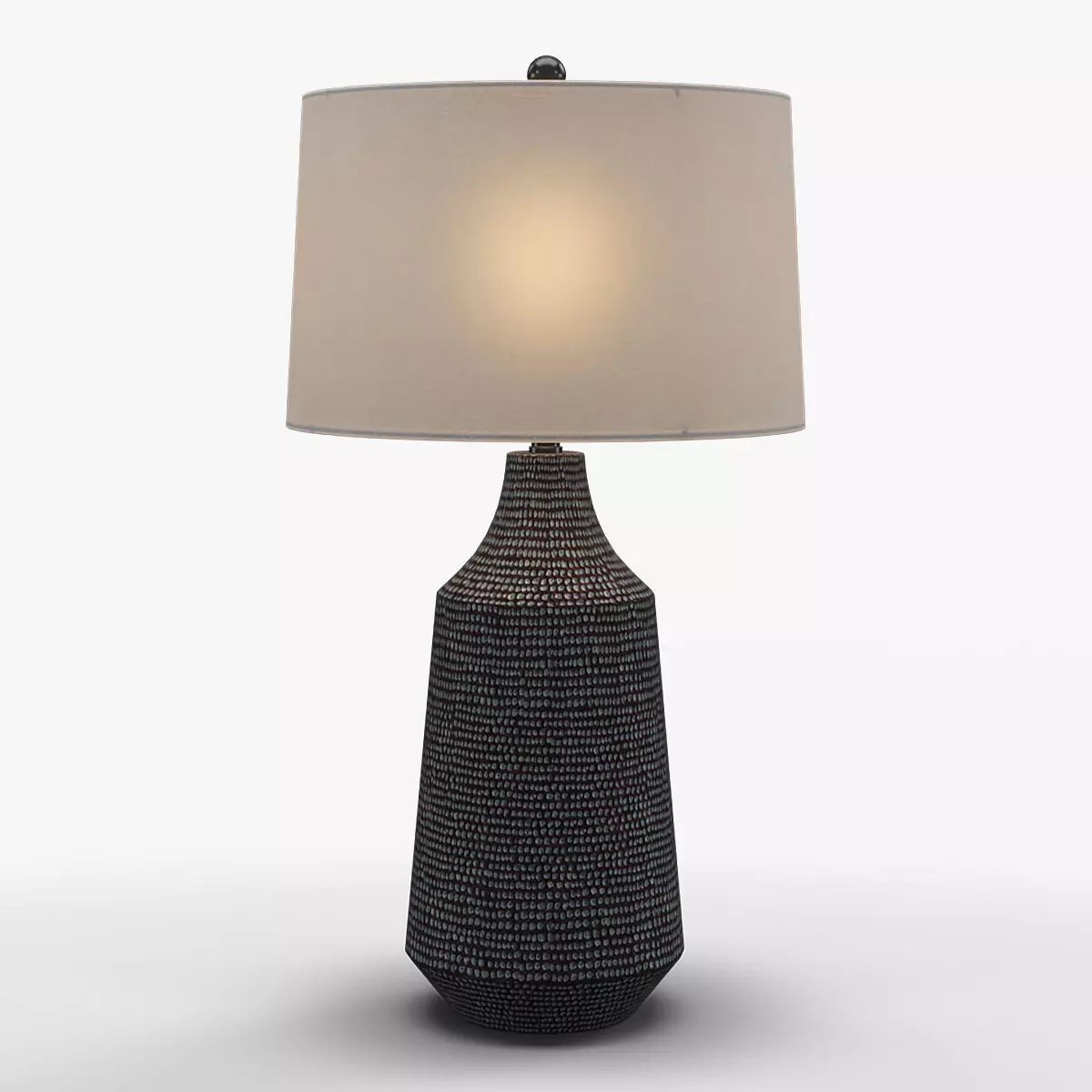 Rocco Hammered Jar Table Lamp 3D model
