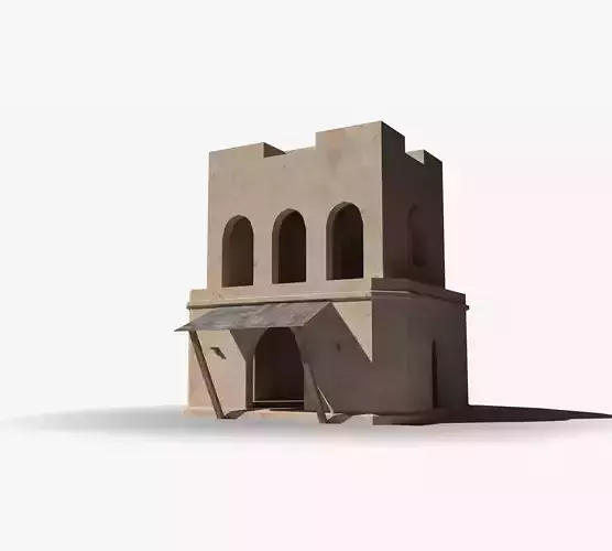 Arab x44 Low-poly 3D model