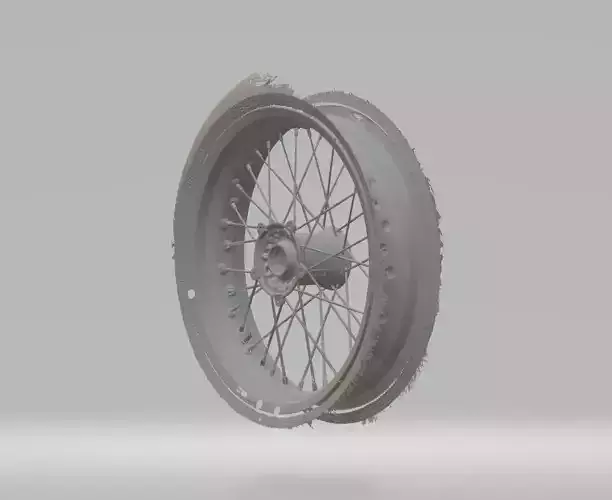 Aprilia SXV550 front hub wheel scan