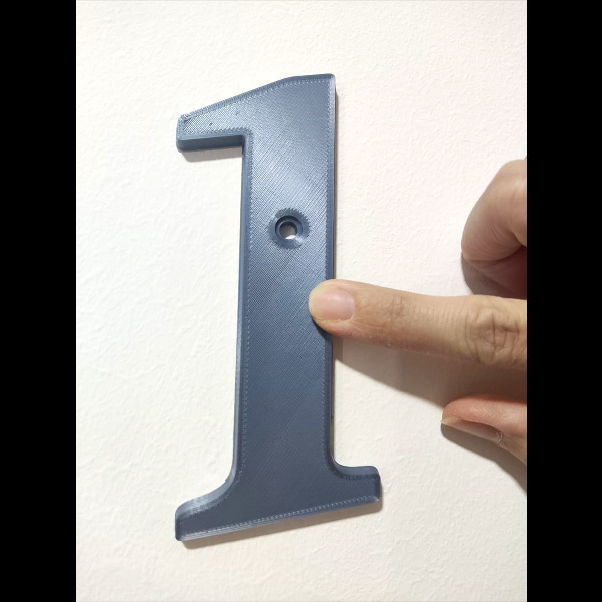 House Numbers 0-9 - Easy to Set and Align - Printable STL 3D print model_18