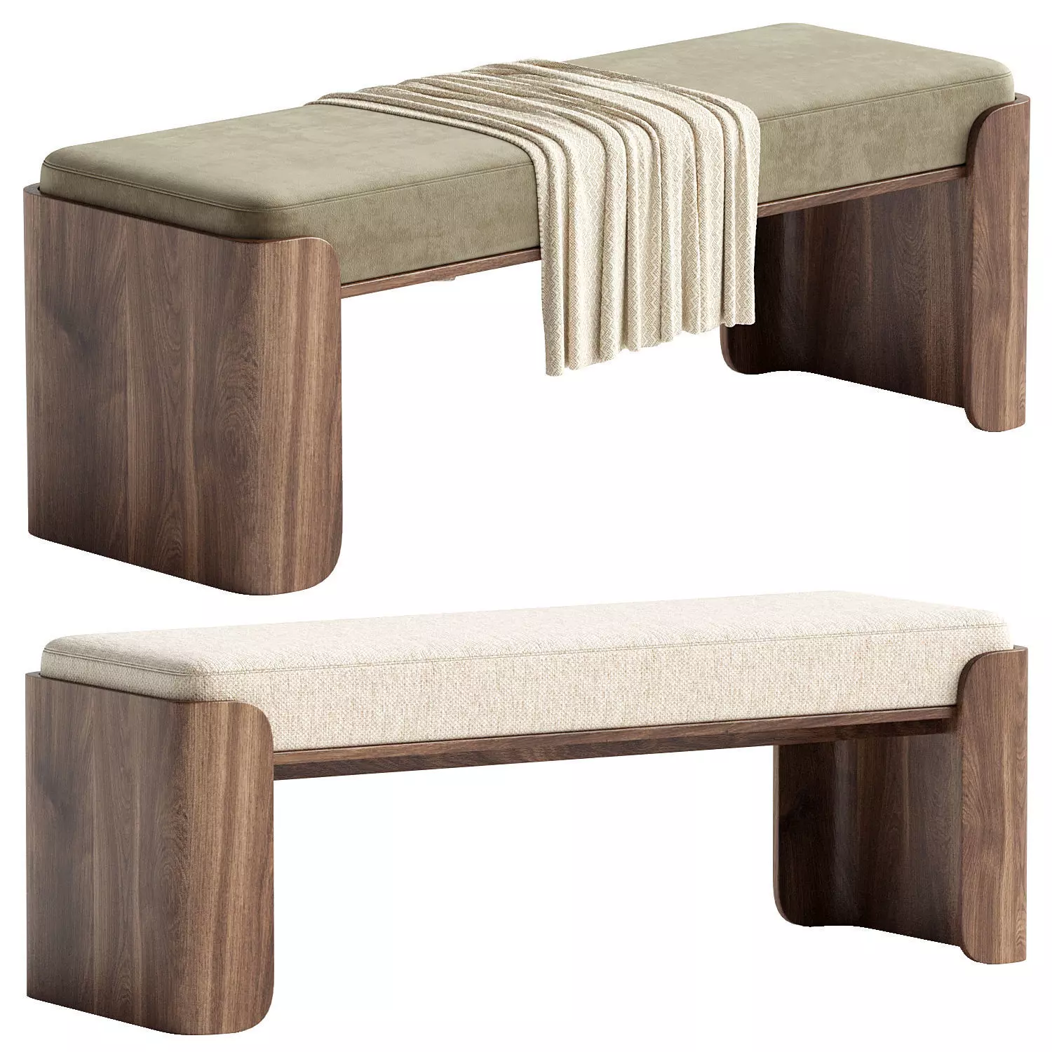 Jodie Bench 3D model_0