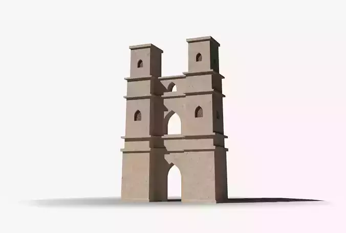 Arab x50 Low-poly 3D model