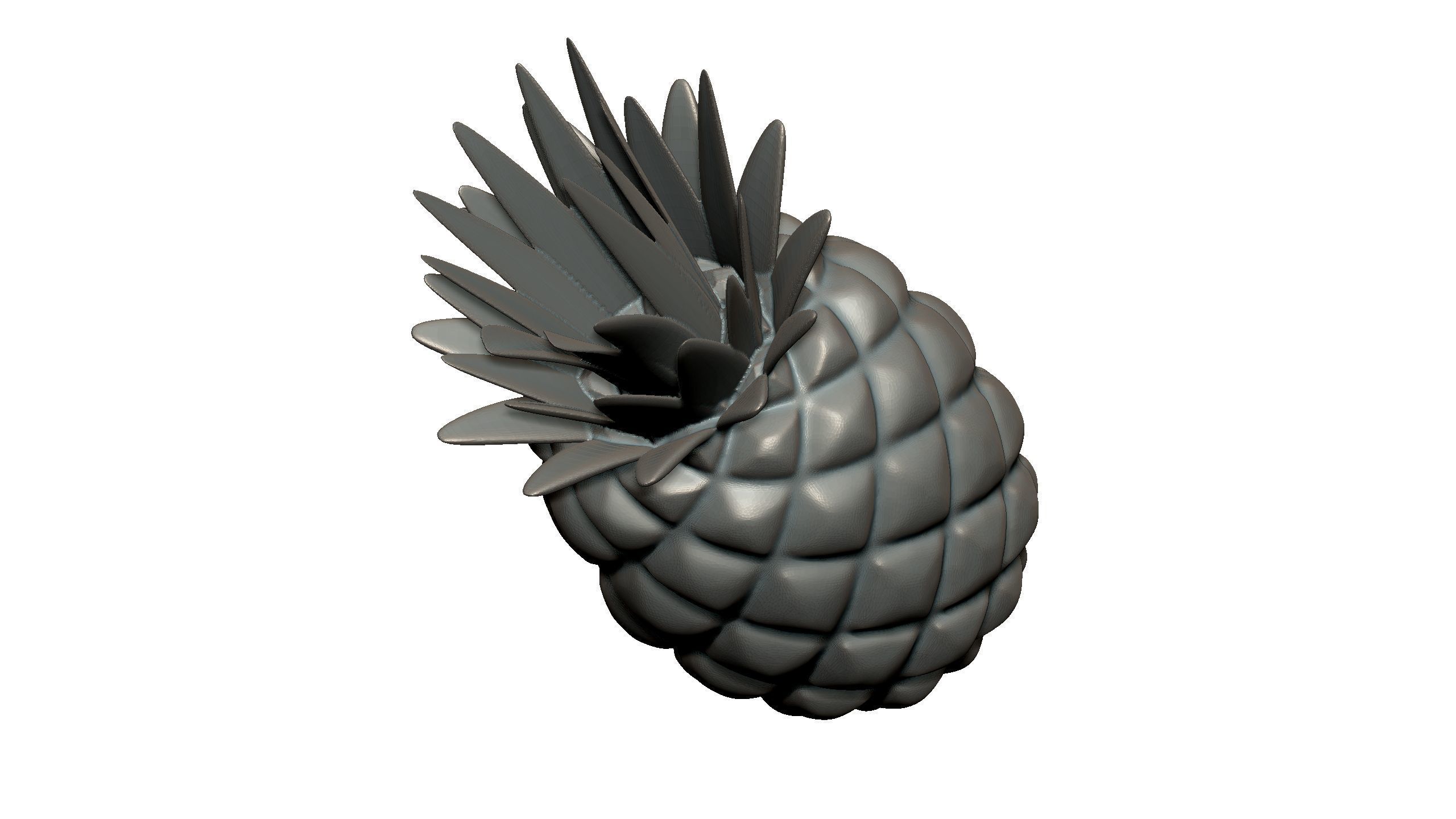 pineapple 3D print model_2