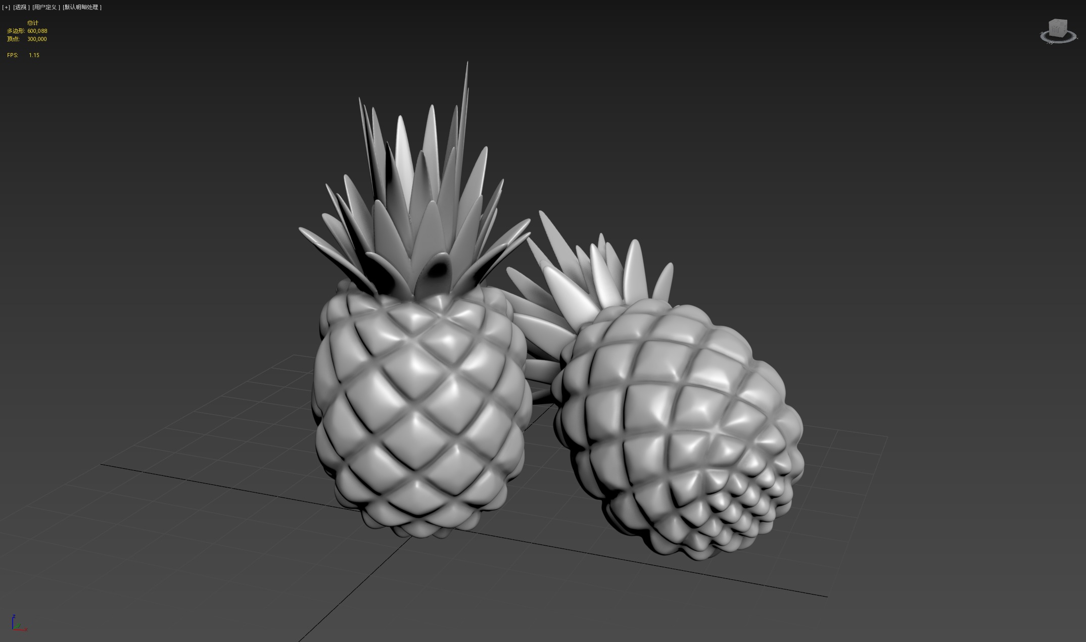 pineapple 3D print model_6
