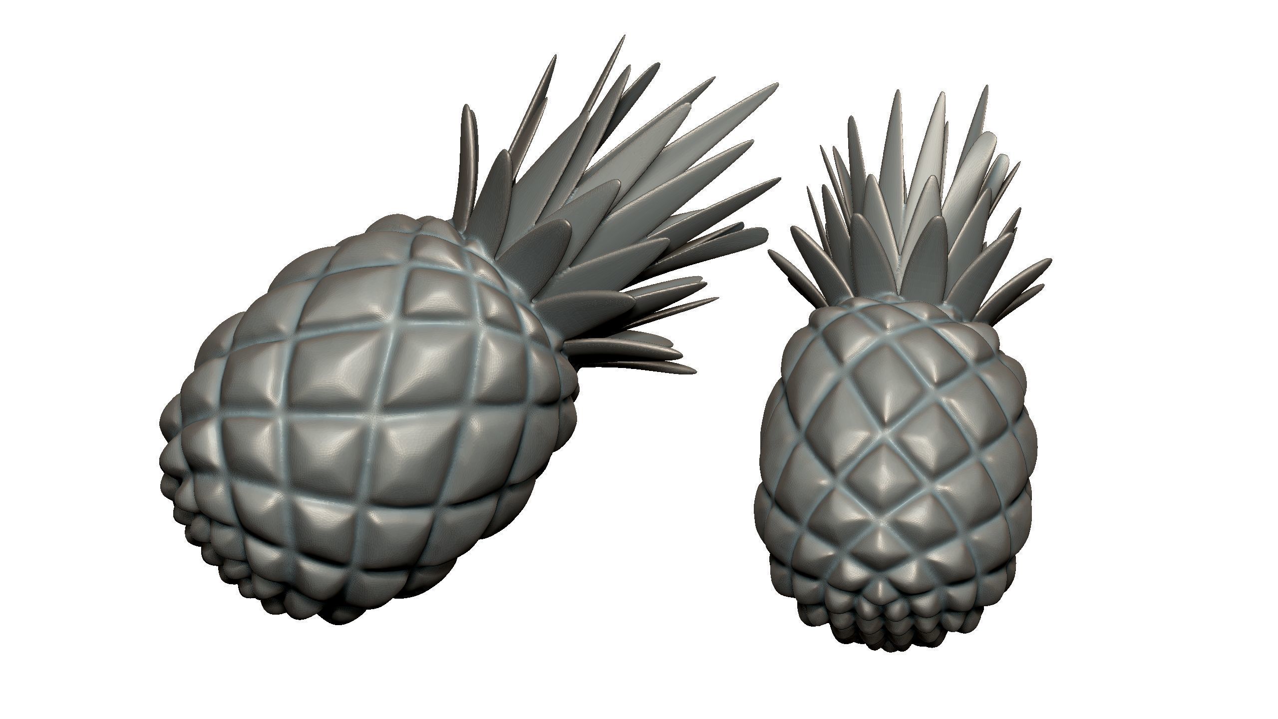 pineapple 3D print model_0