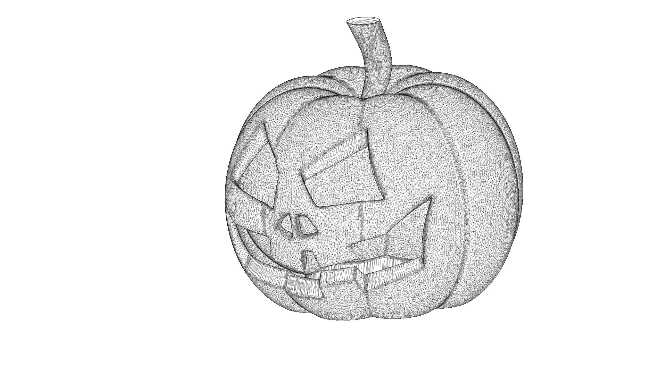Halloween Pumpkin 3D print model_8