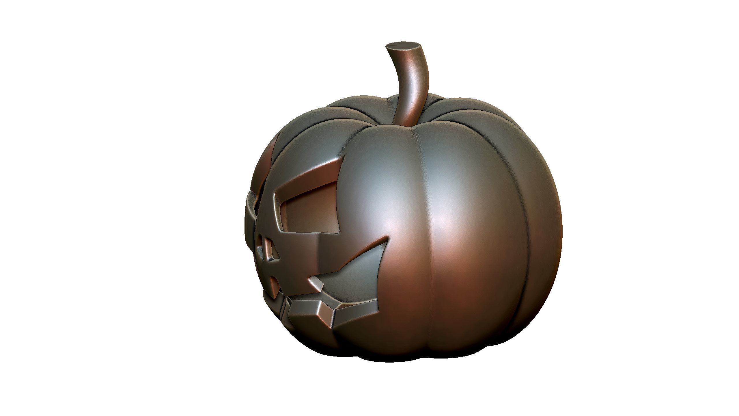 Halloween Pumpkin 3D print model_2