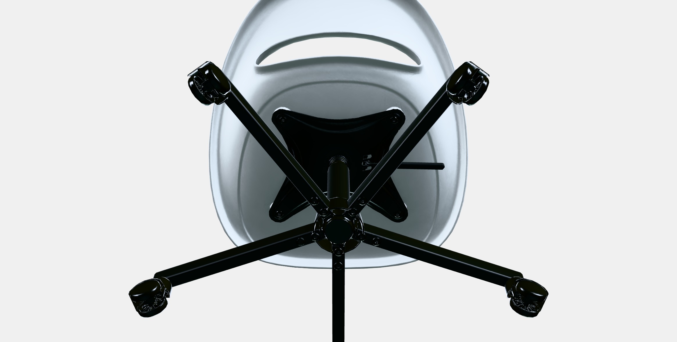 LOBERGET - MALSKAR Swivel chair 3 Low-poly 3D model_8