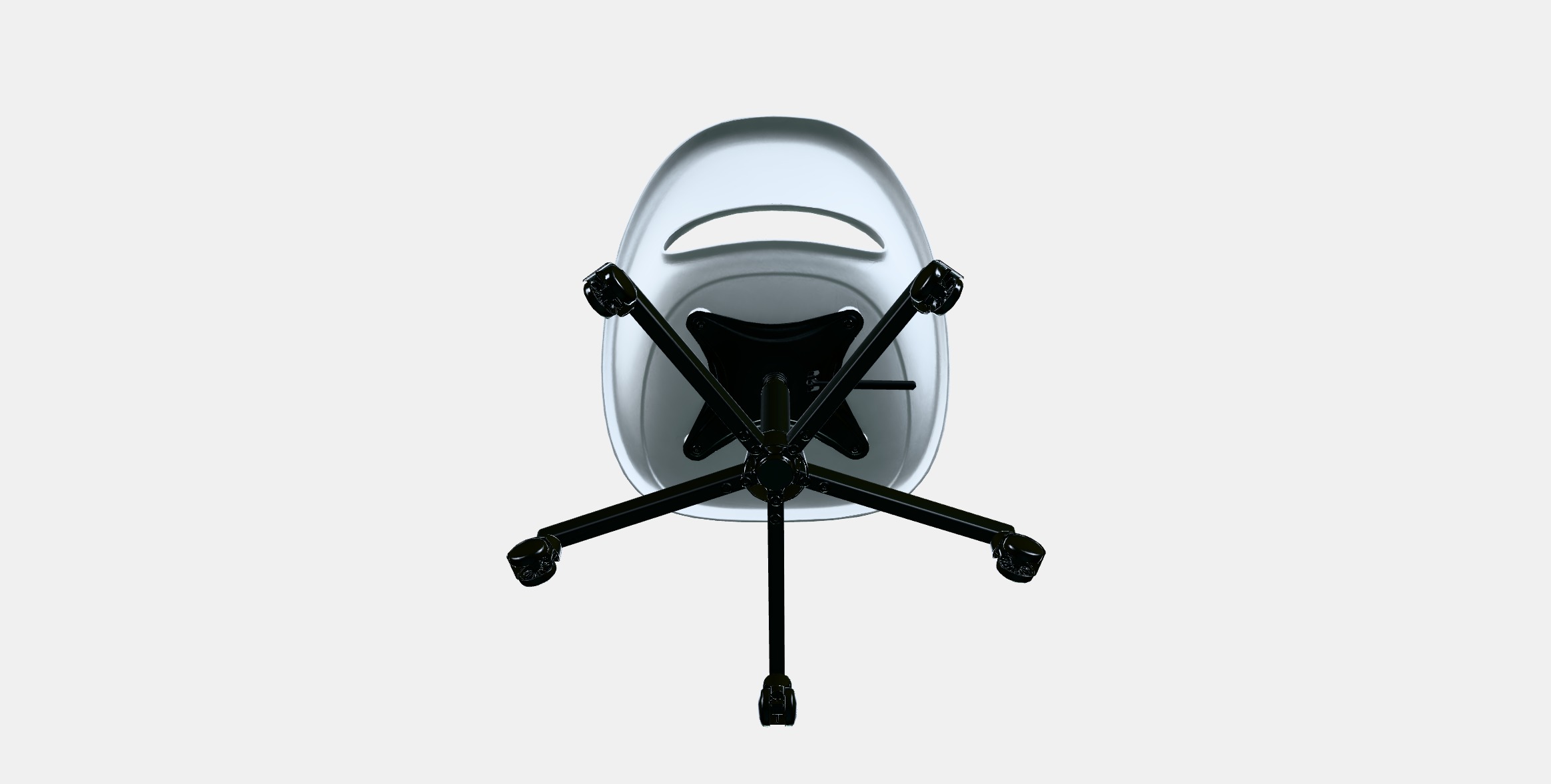 LOBERGET - MALSKAR Swivel chair 3 Low-poly 3D model_7