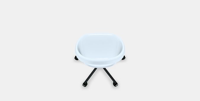LOBERGET - MALSKAR Swivel chair 3 Low-poly 3D model