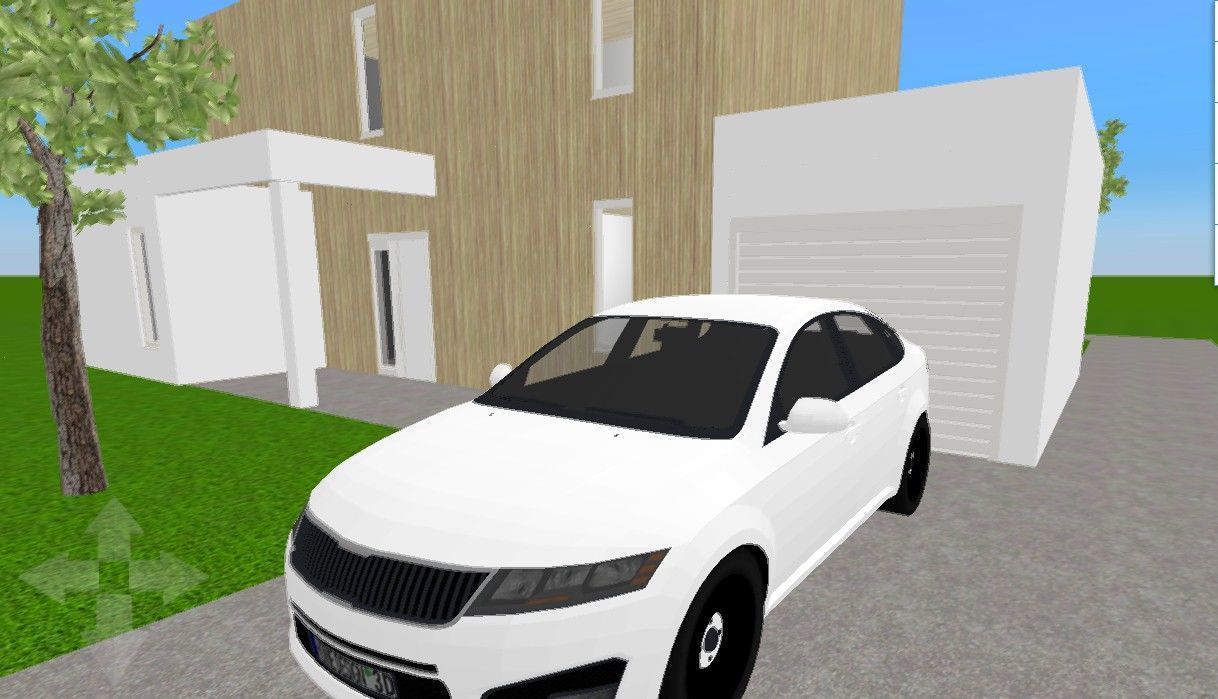 Modern Mansion Fully furnished and Textured  Low-poly 3D model_13