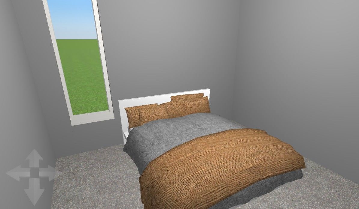 Modern Mansion Fully furnished and Textured  Low-poly 3D model_7