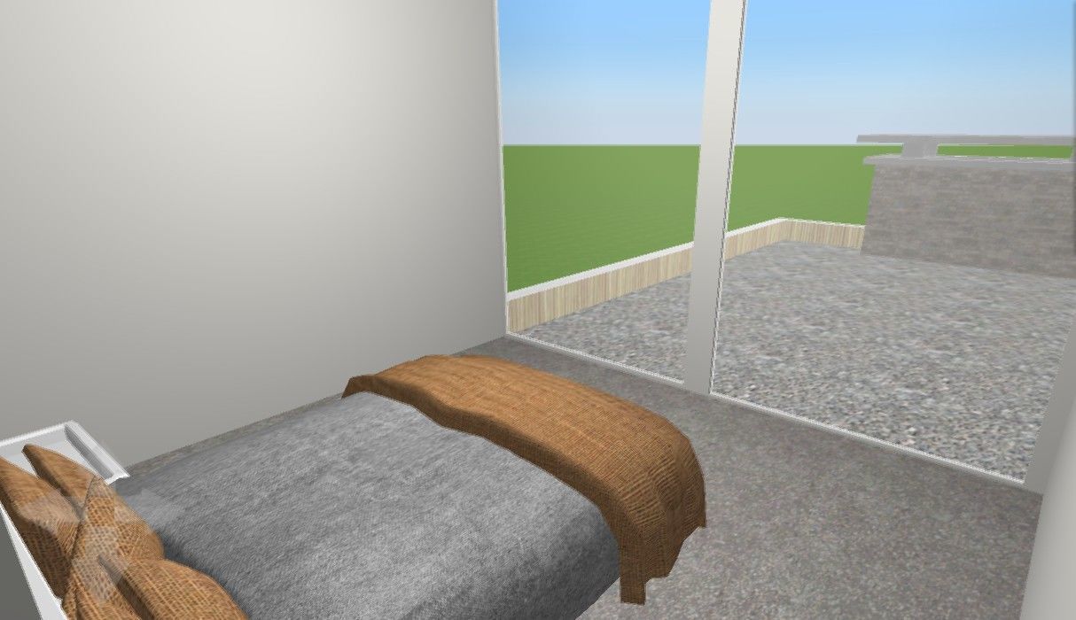 Modern Mansion Fully furnished and Textured  Low-poly 3D model_11