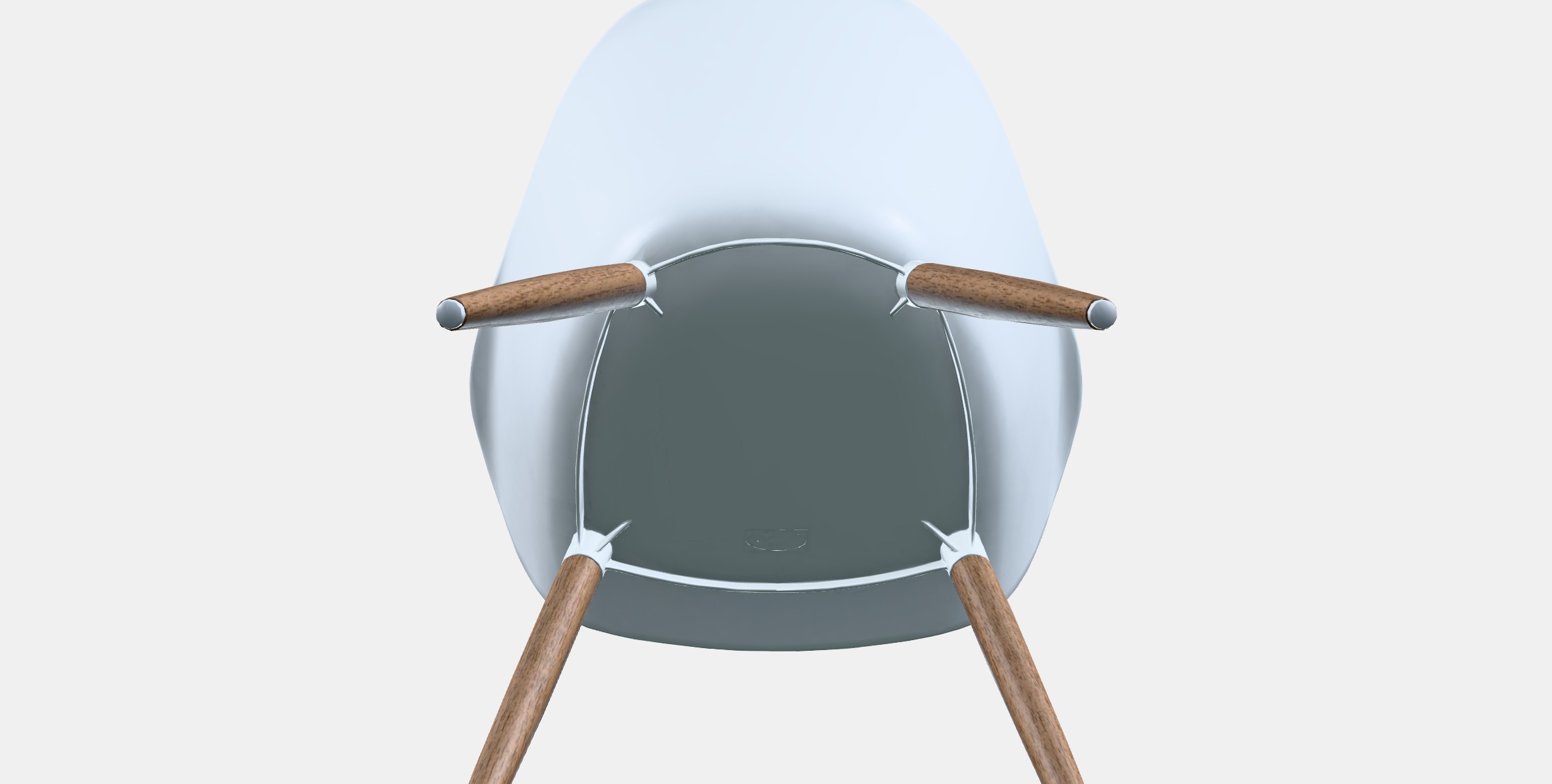 GRONSTA Chair with armrests in-outdoor 1 Low-poly 3D model_8