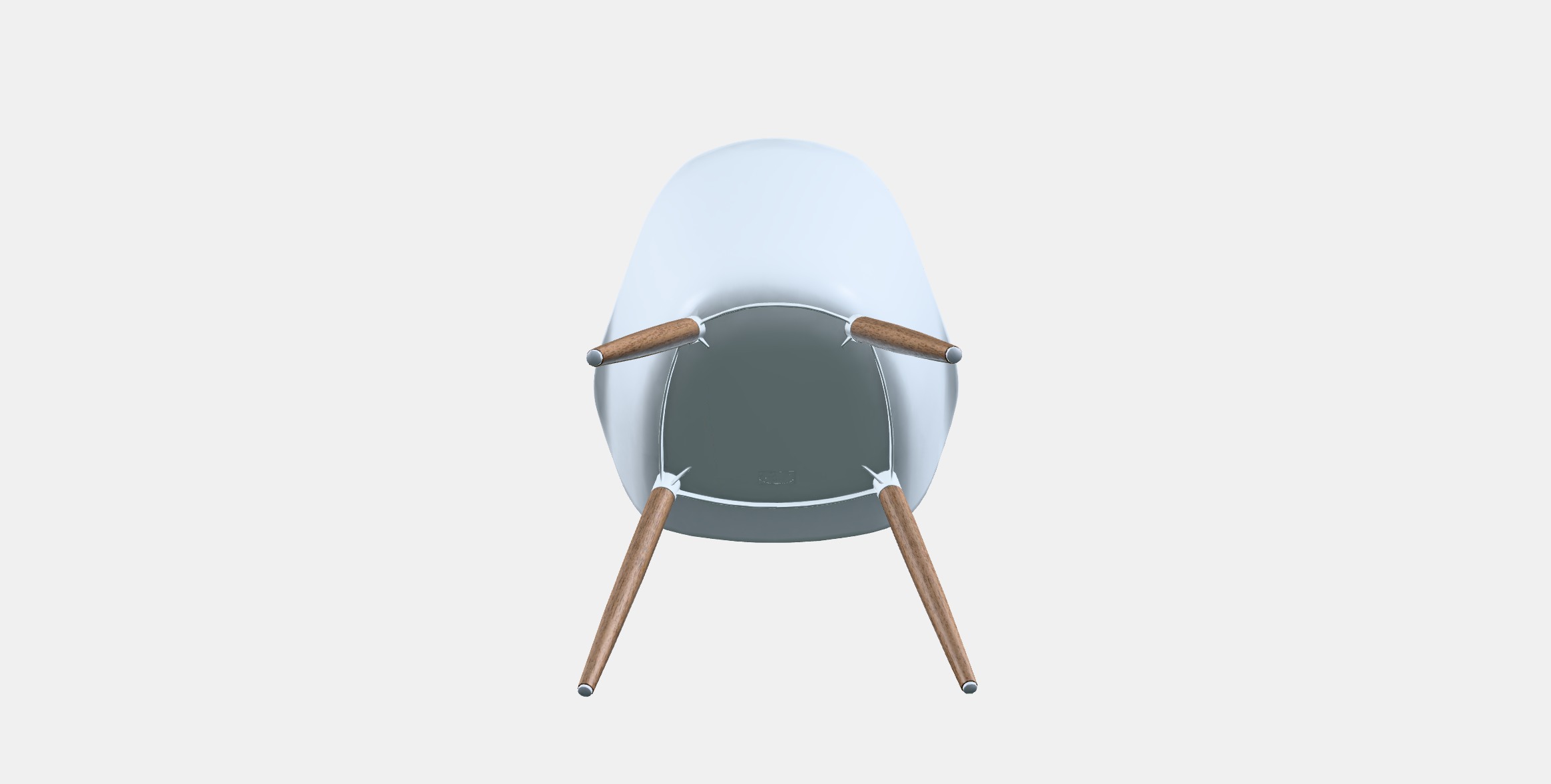 GRONSTA Chair with armrests in-outdoor 1 Low-poly 3D model_7