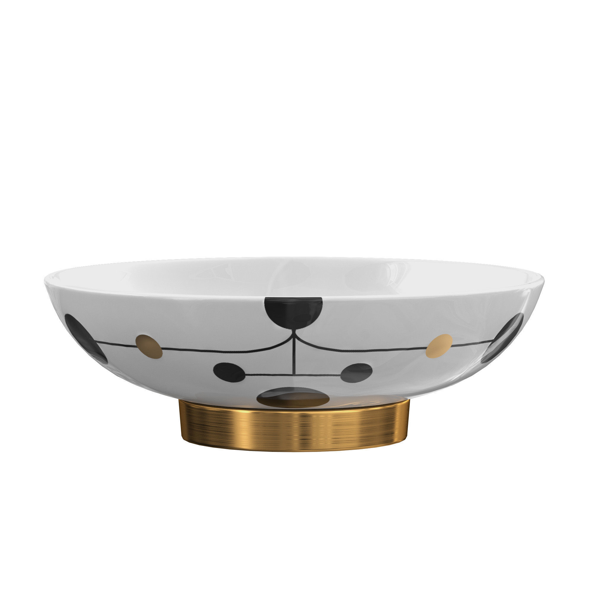 Bosa Table Collecton Medium Bowl 3D model_1