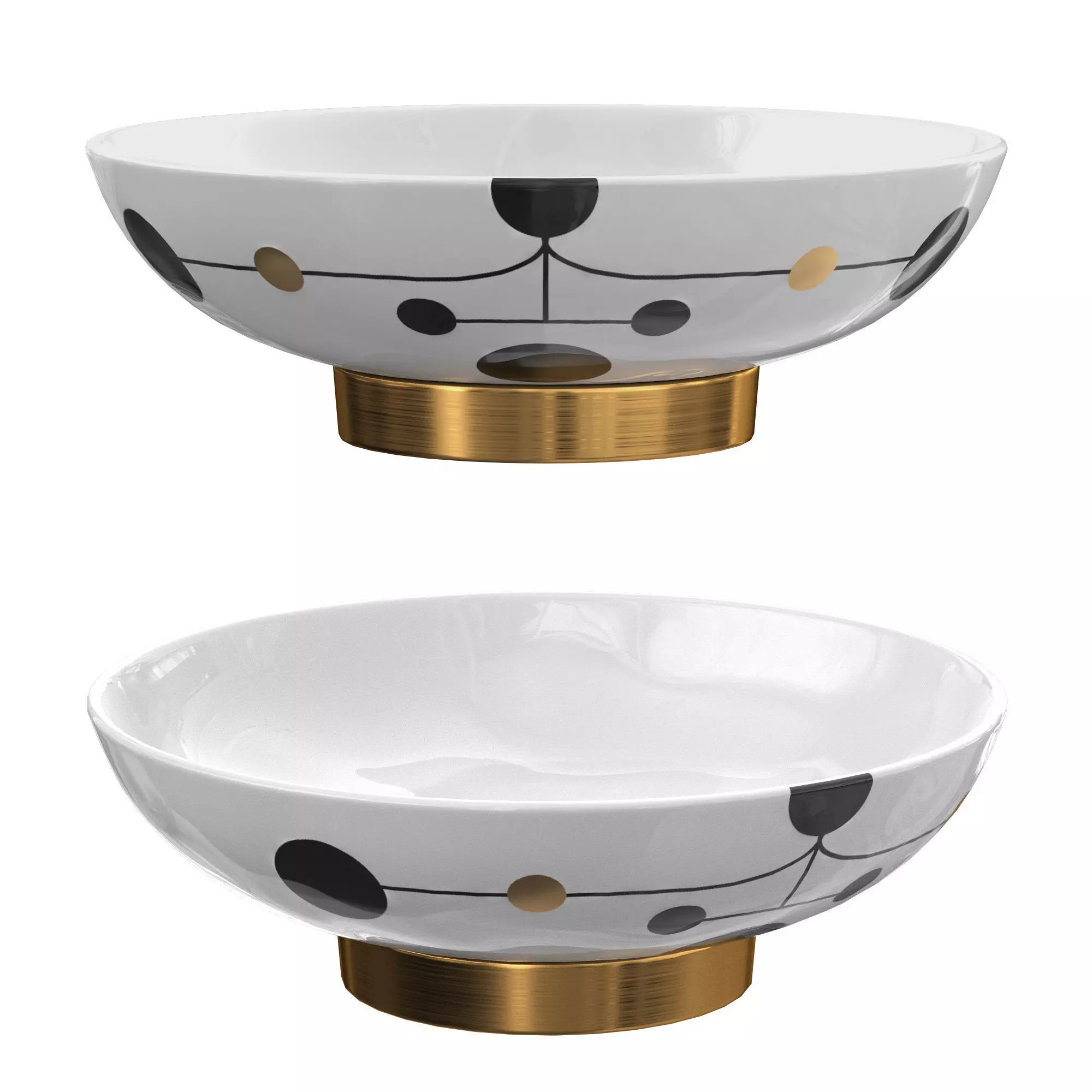 Bosa Table Collecton Medium Bowl 3D model_0