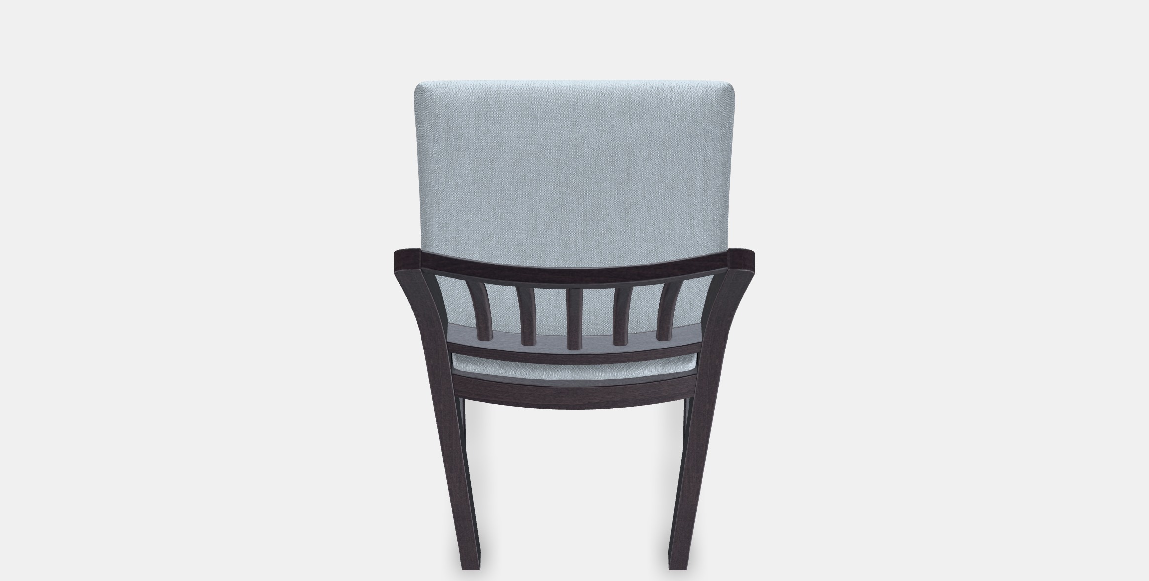 EKEDALEN Bar stool with backrest 2 Low-poly 3D model_6