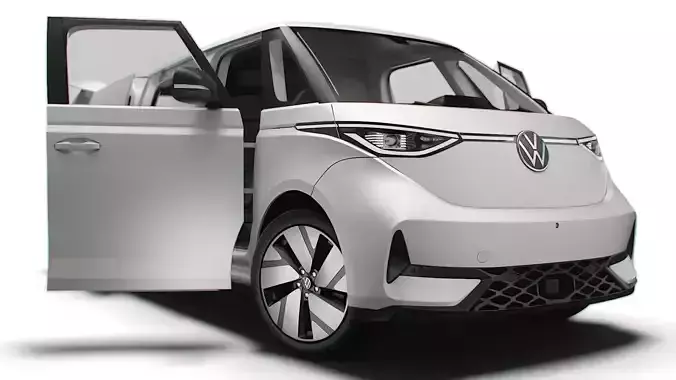 VW ID Buzz Cargo LWB GTX HQ Interior 2024