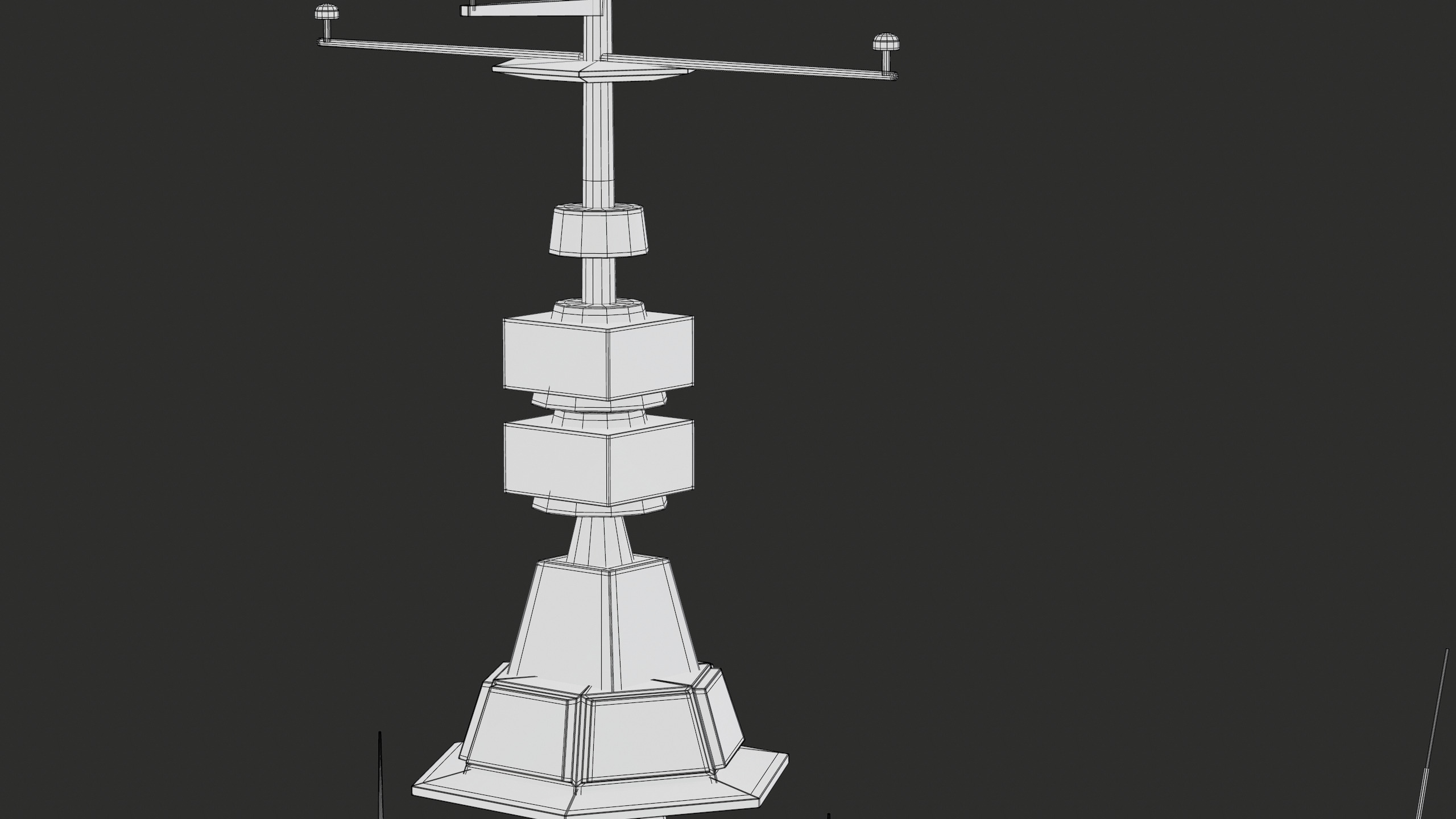 FREMM Aquitaine Class Frigate PBR Low-poly 3D model_73