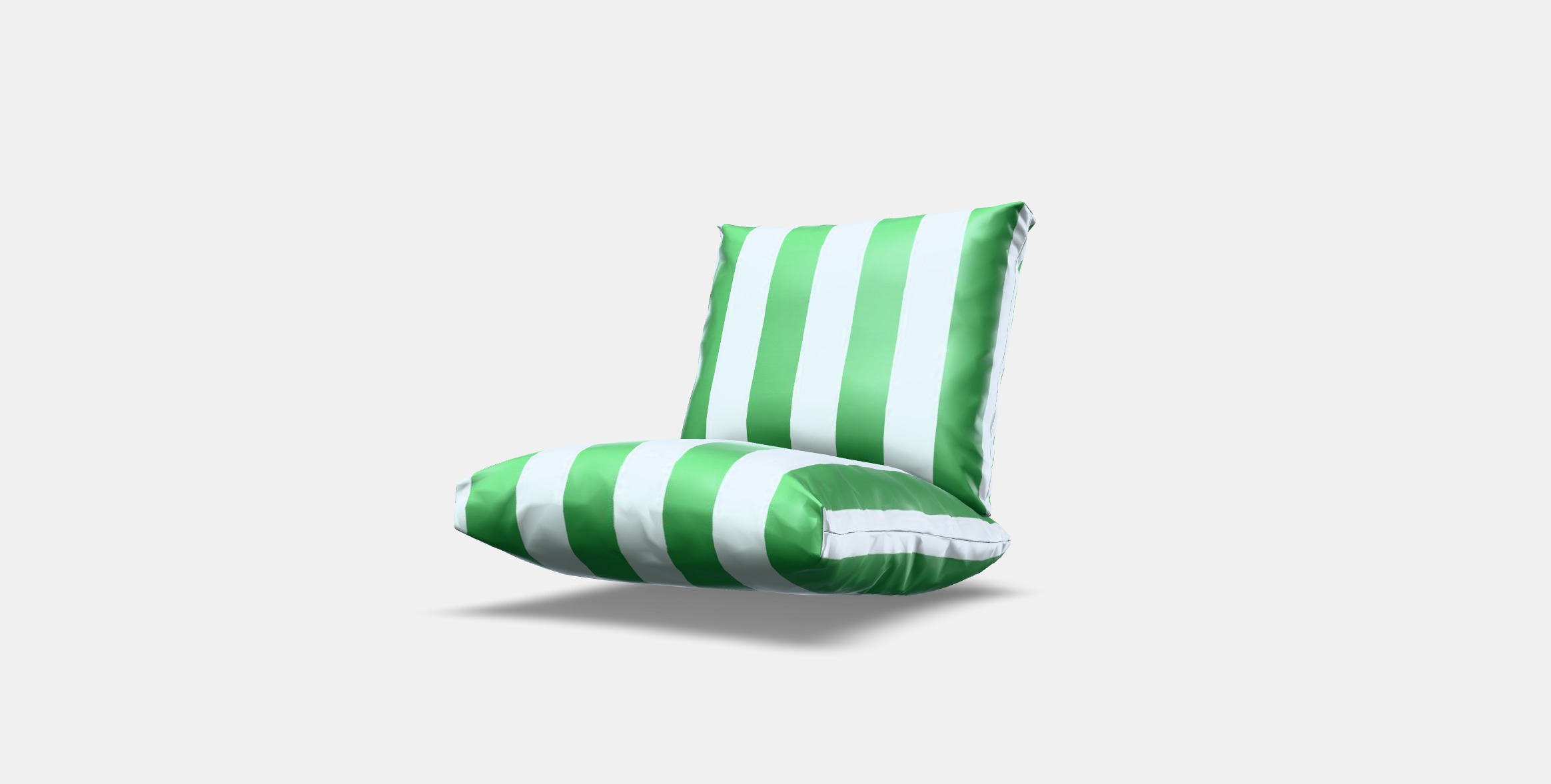 ONNESTAD Cushion set armchair Low-poly 3D model_12