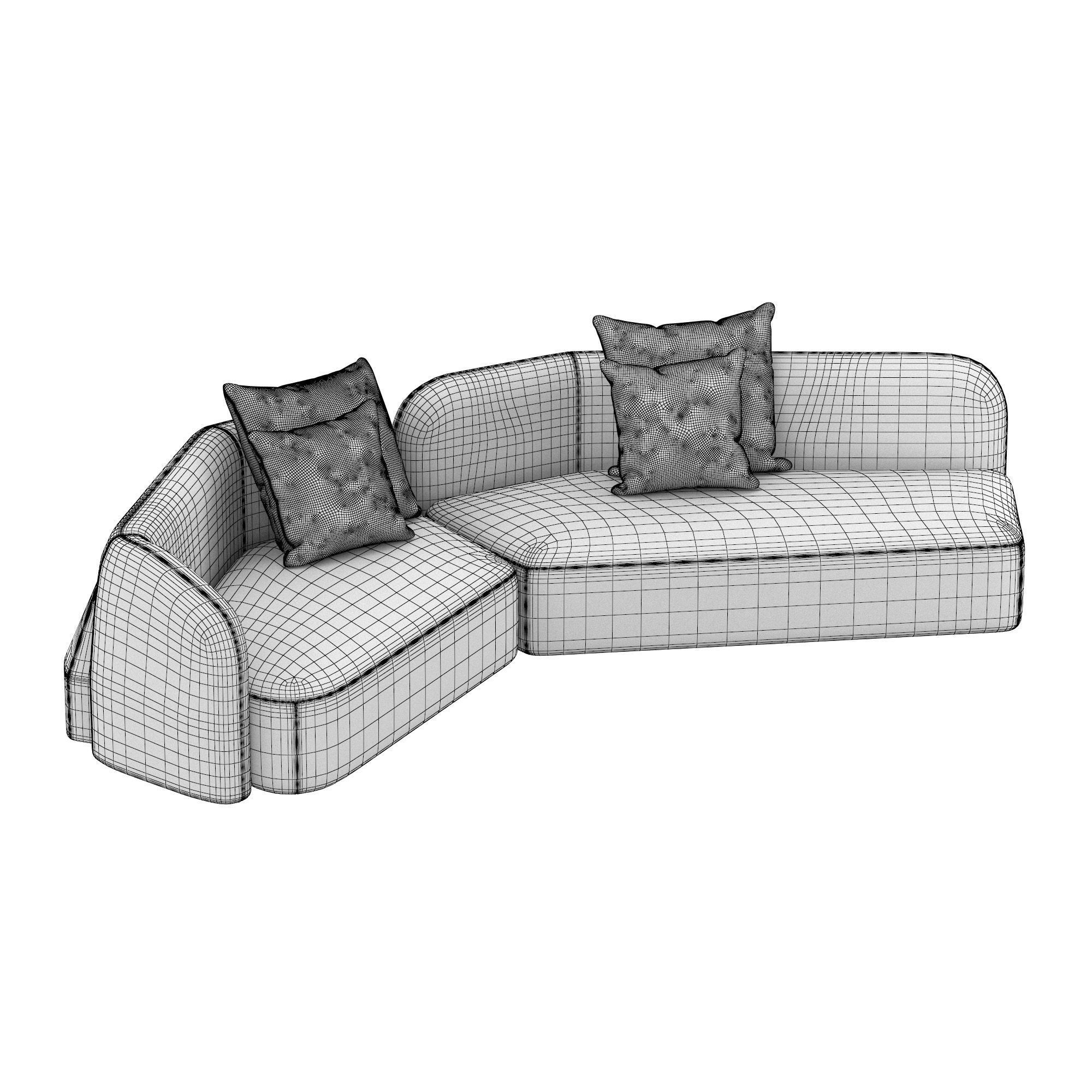 Sandy Cove Sectional 3D model_6