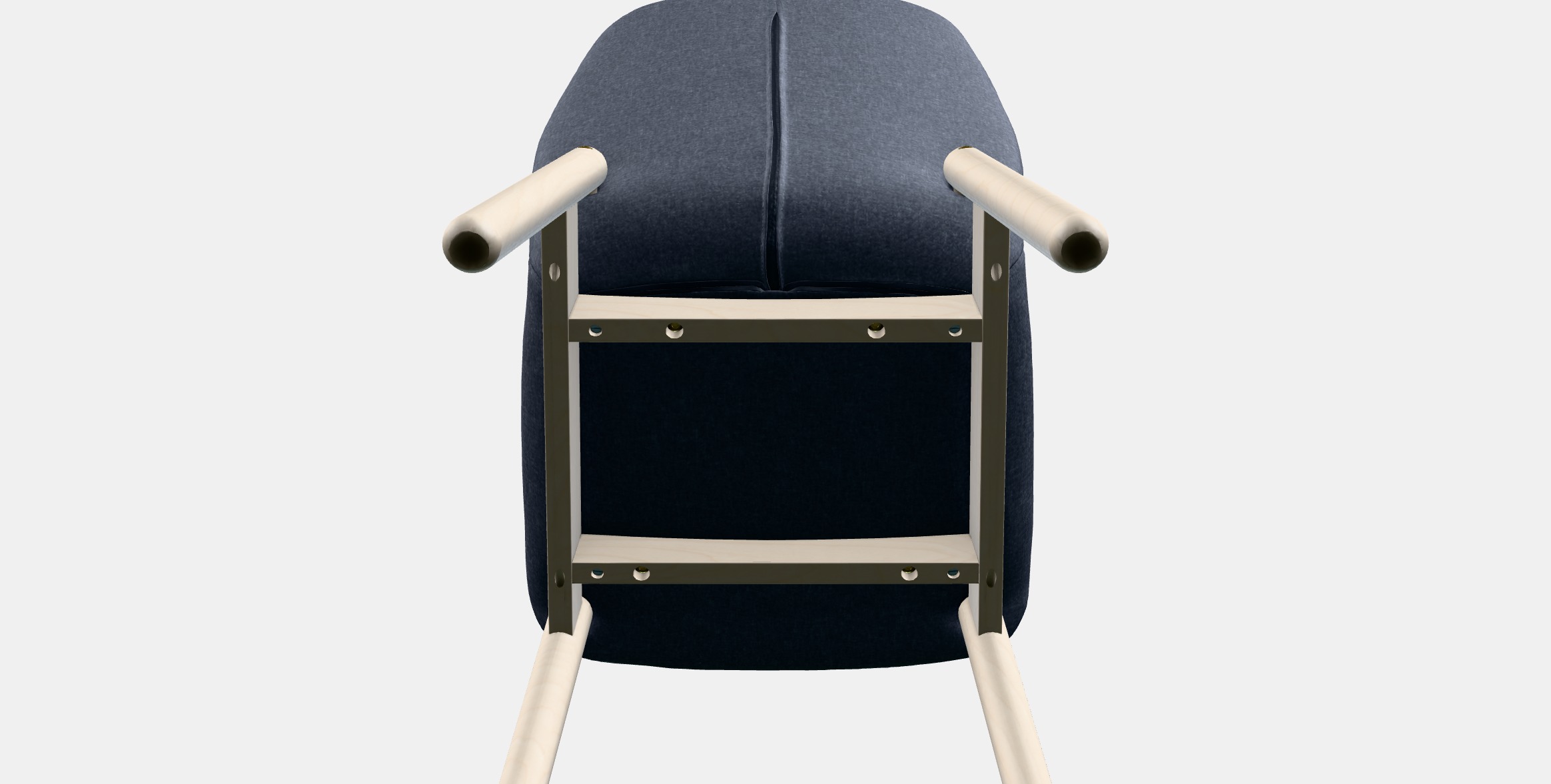 VEDBO Chair Low-poly 3D model_7