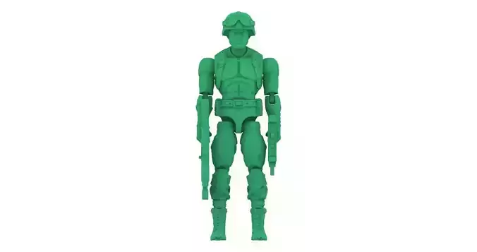 Soldier - ARTICULATED POSEABLE ACTION FIGURE 100mm