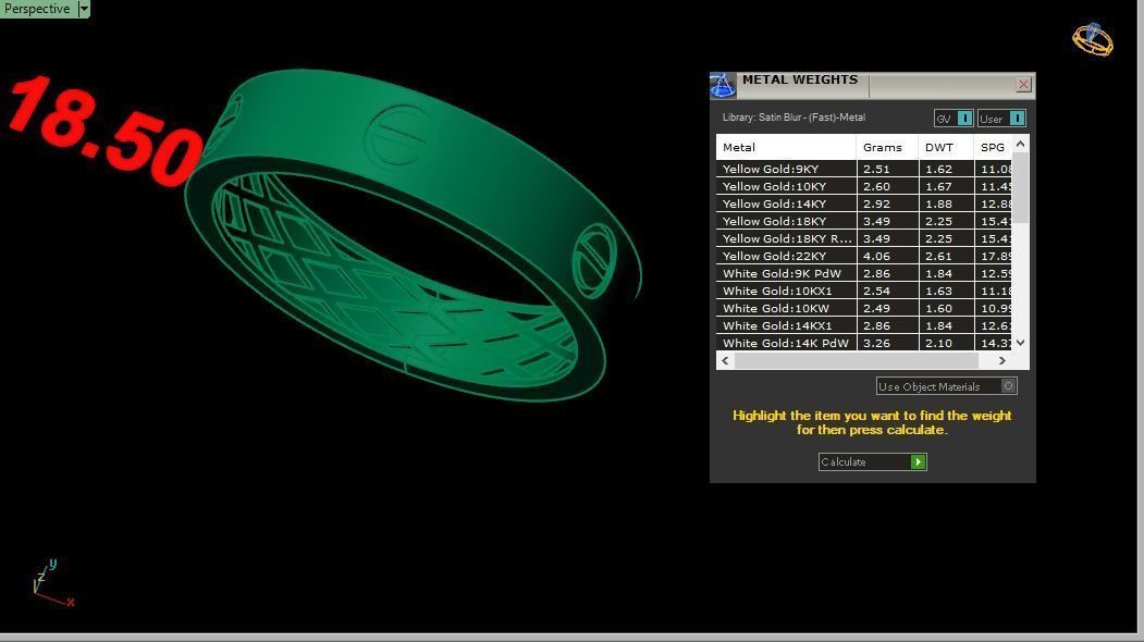 Cart 6 sizes fusion rings  3D print model_8