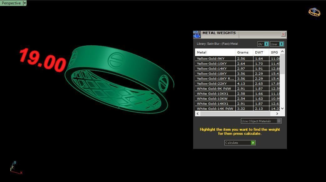 Cart 6 sizes fusion rings  3D print model_9
