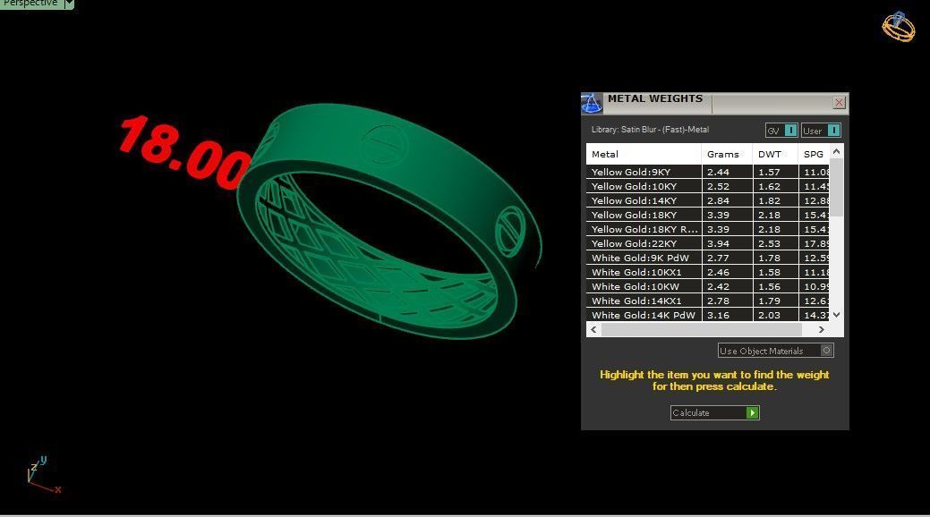 Cart 6 sizes fusion rings  3D print model_7