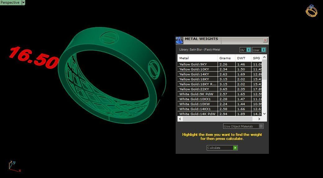Cart 6 sizes fusion rings  3D print model_4