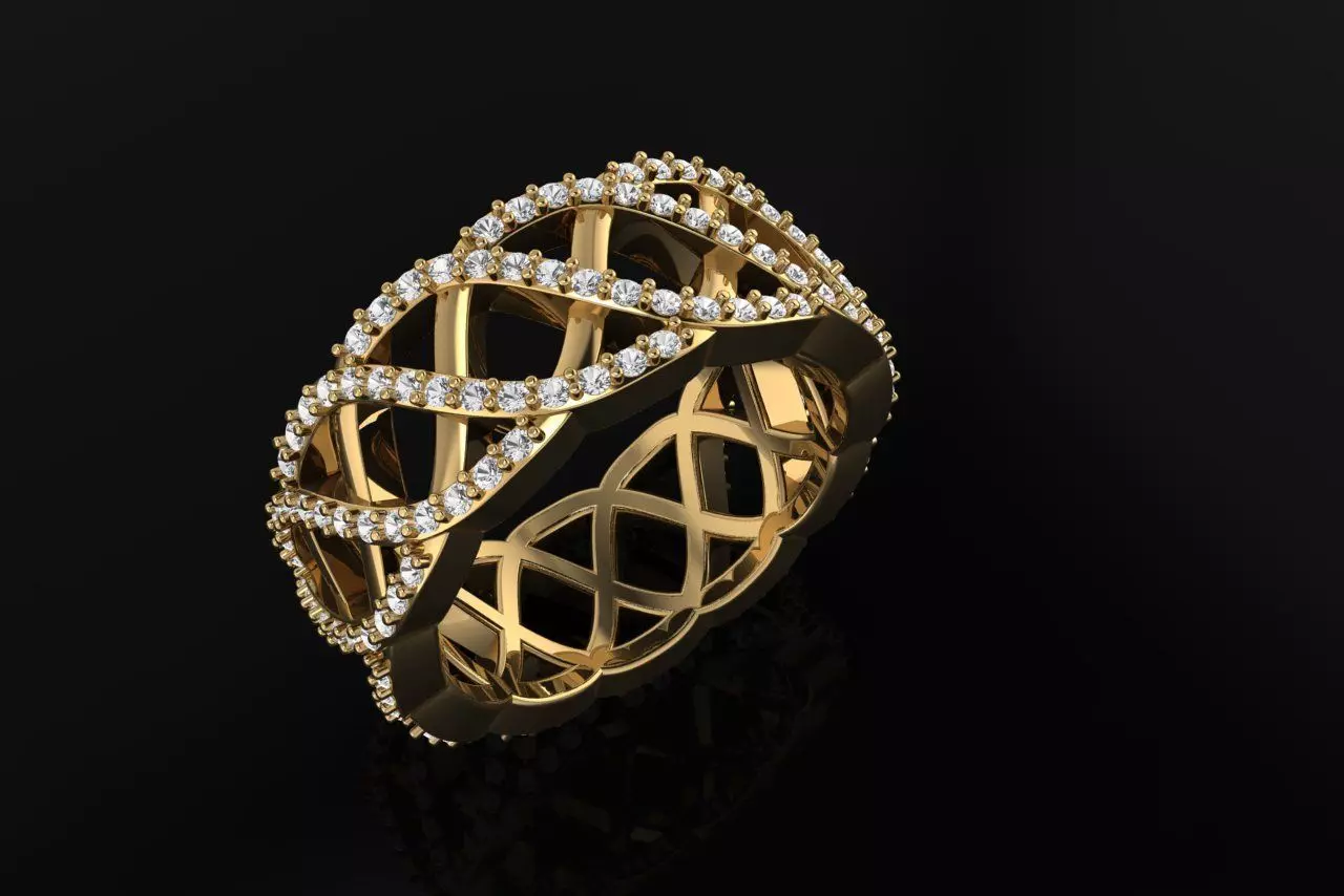 DNA RING Free 3D print model