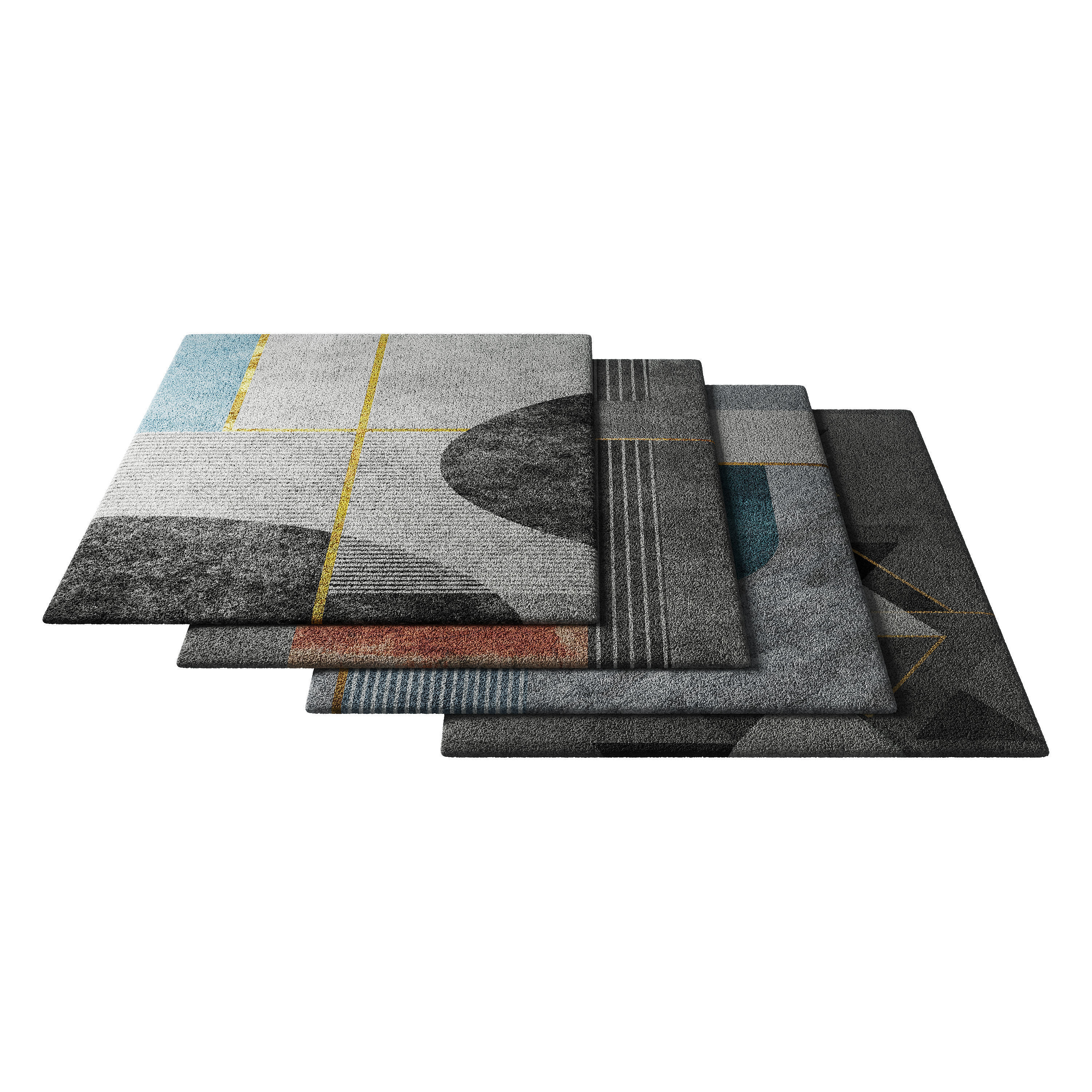 Rug Set 22 3D model_1