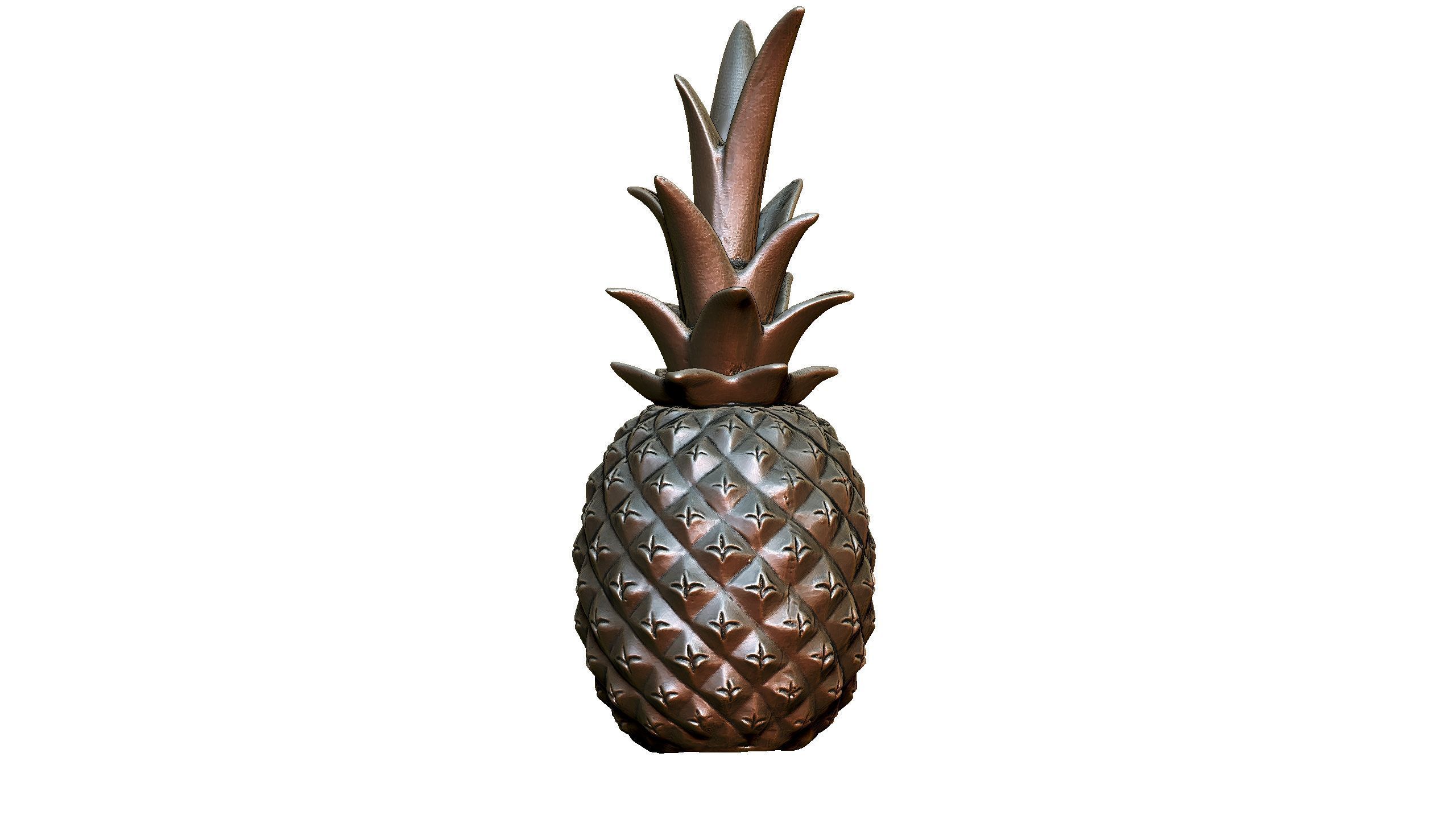 pineapple 3D print model_2