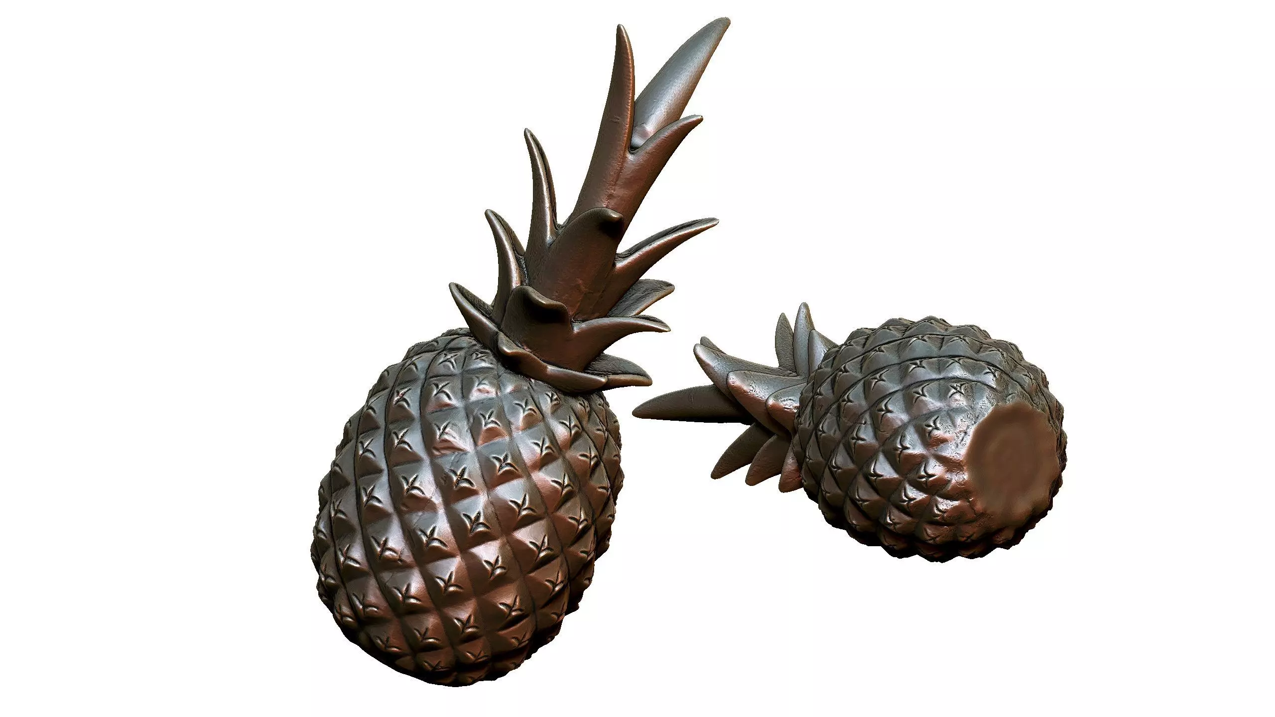 pineapple 3D print model_0