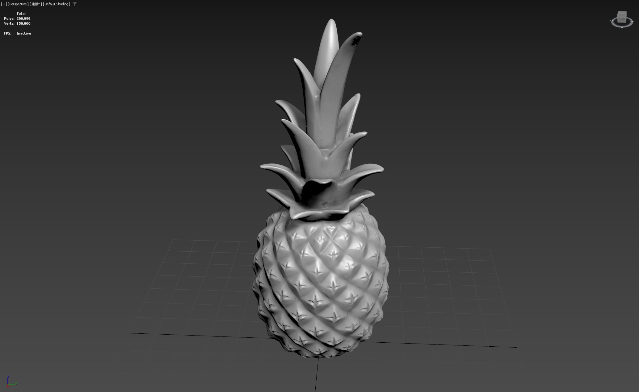 pineapple 3D print model_8