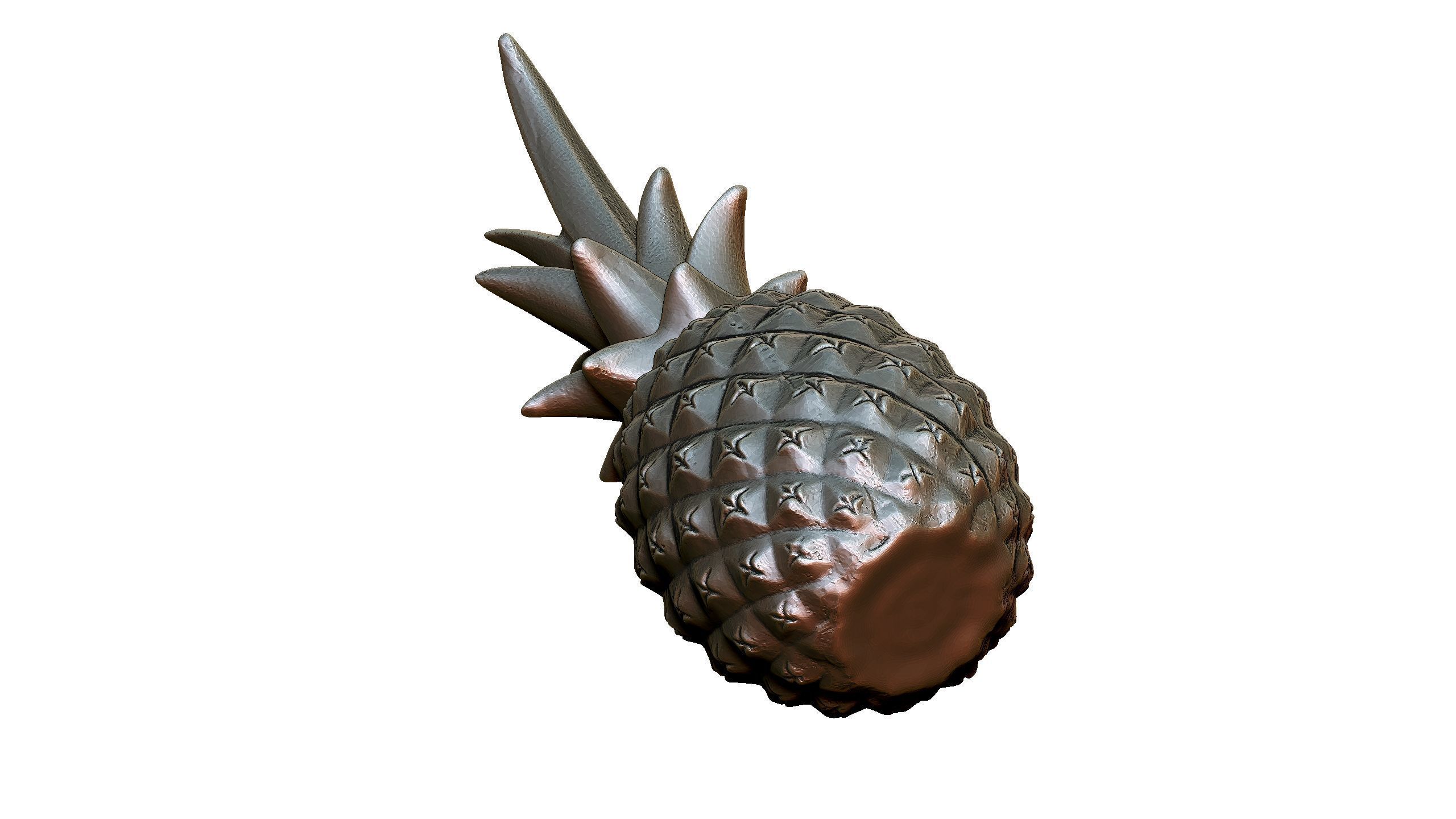 pineapple 3D print model_5