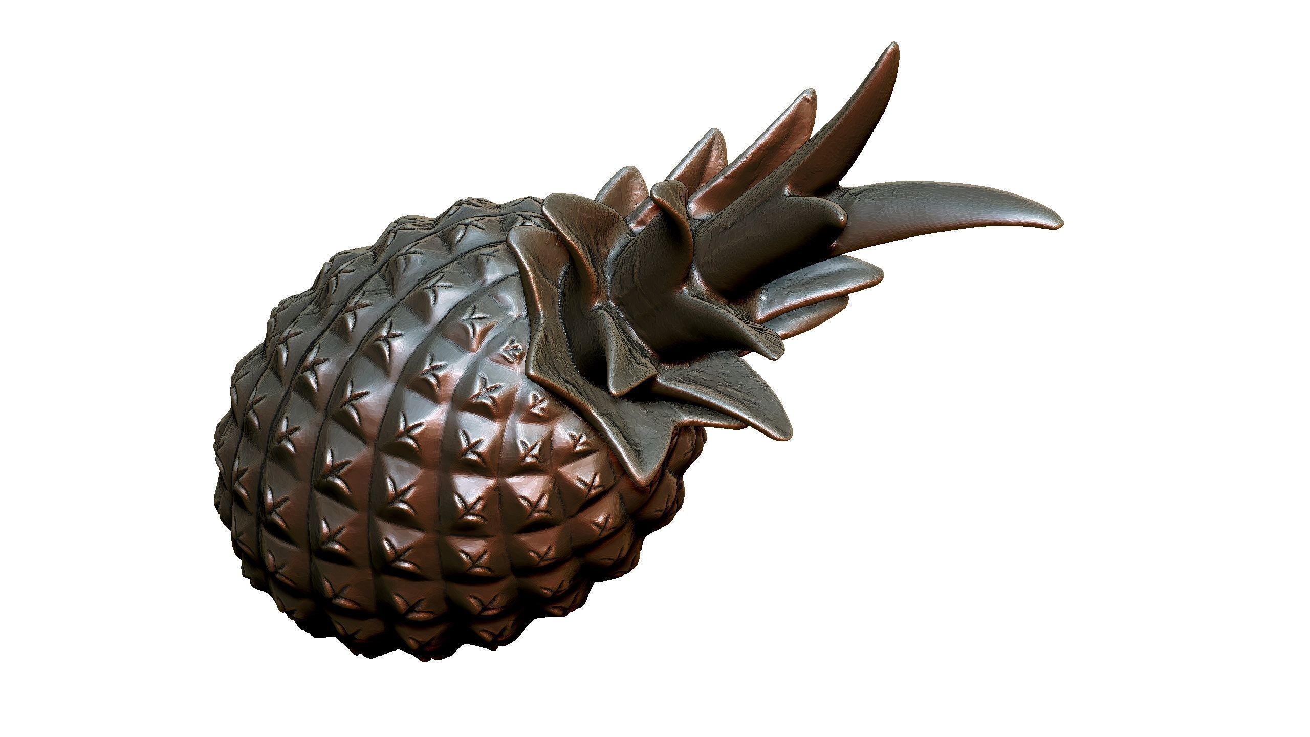 pineapple 3D print model_3