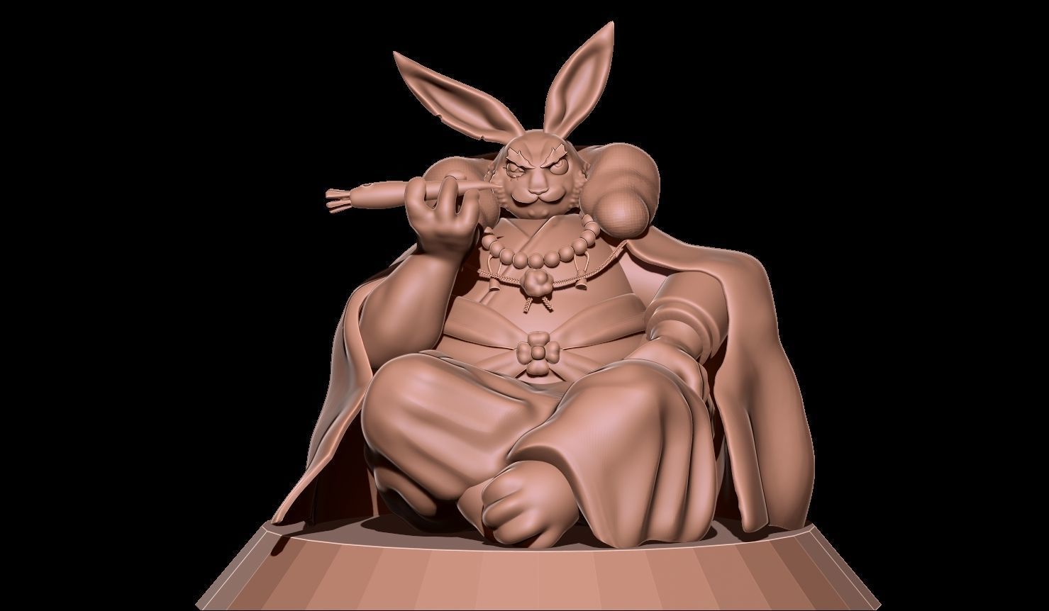 VYSACHE THE KING RABBIT - SHANGRI-LA FRONTIER FANART 3D print model_1