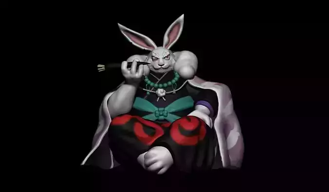 VYSACHE THE KING RABBIT - SHANGRI-LA FRONTIER FANART