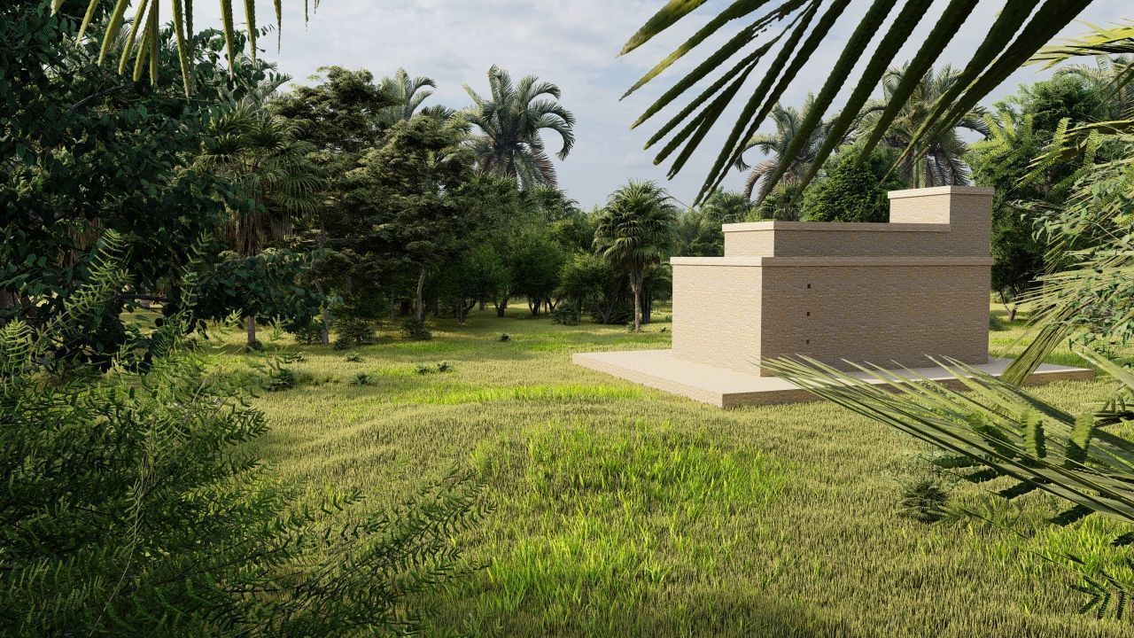 Zigurat ancient pyramid-Ziggurat Temple 3D model_19