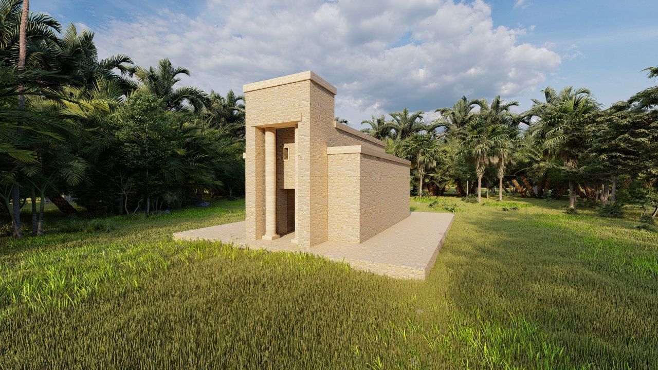 Zigurat ancient pyramid-Ziggurat Temple 3D model_18