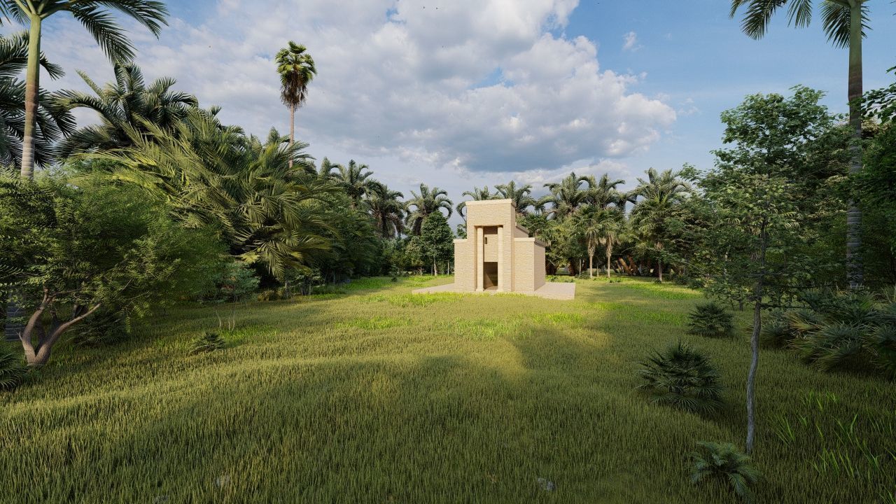 Zigurat ancient pyramid-Ziggurat Temple 3D model_15