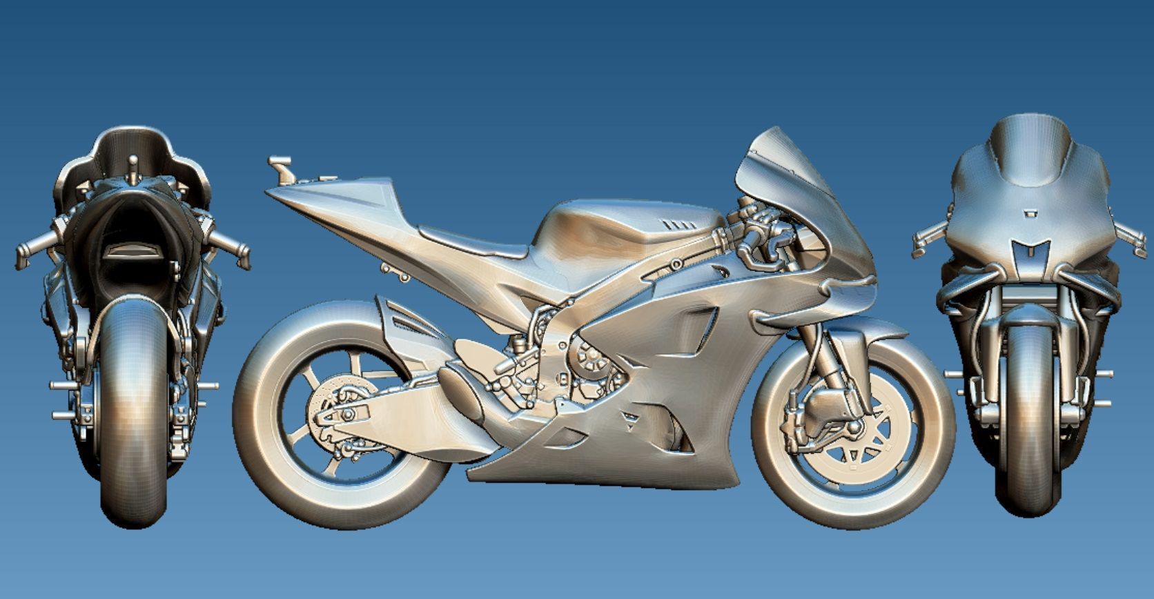 Collection of 20 motorbikes 3D print model_11
