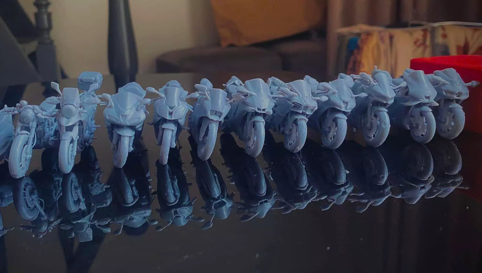 Collection of 20 motorbikes 3D print model_0