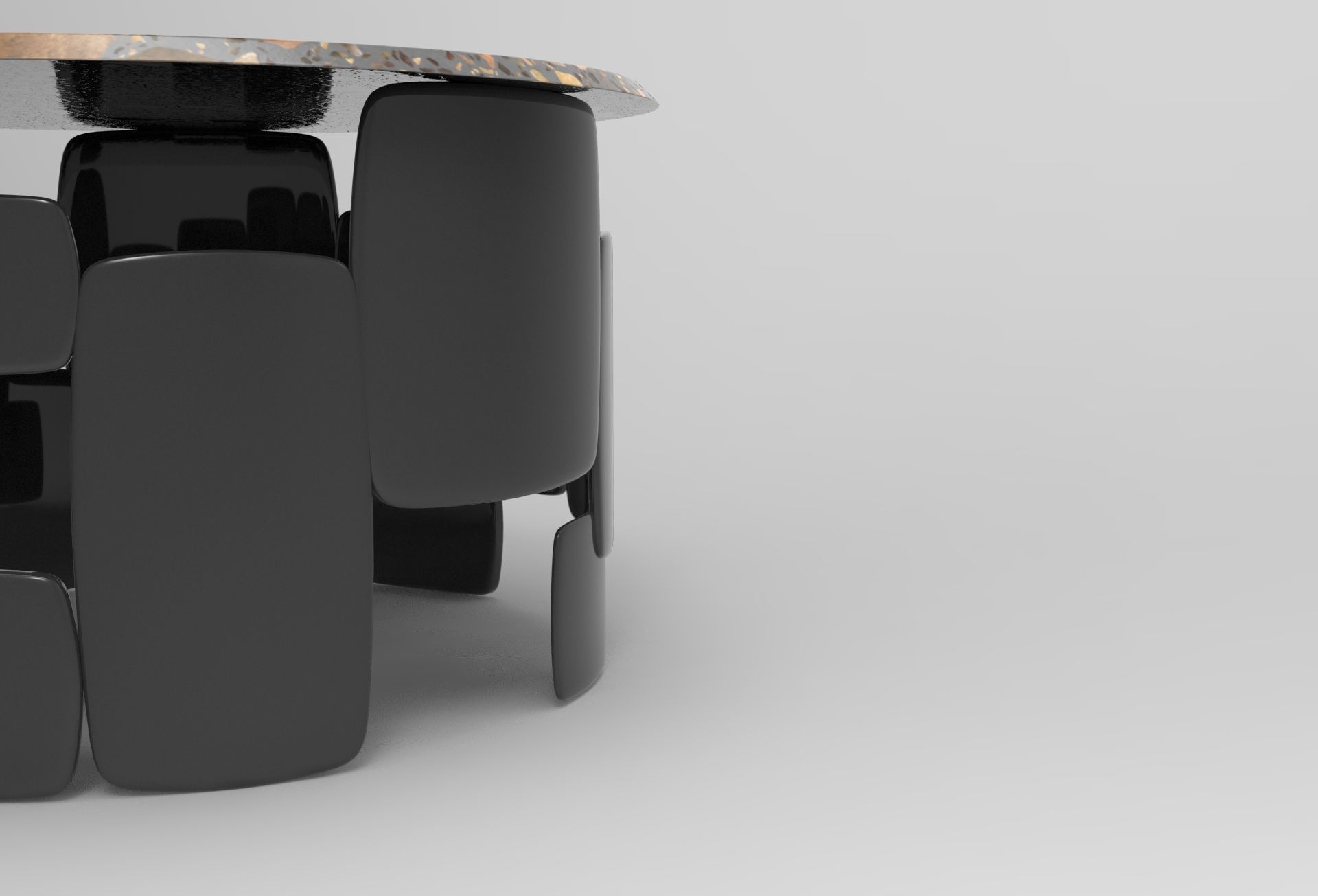 Hirito Center Table Low-poly 3D model_4